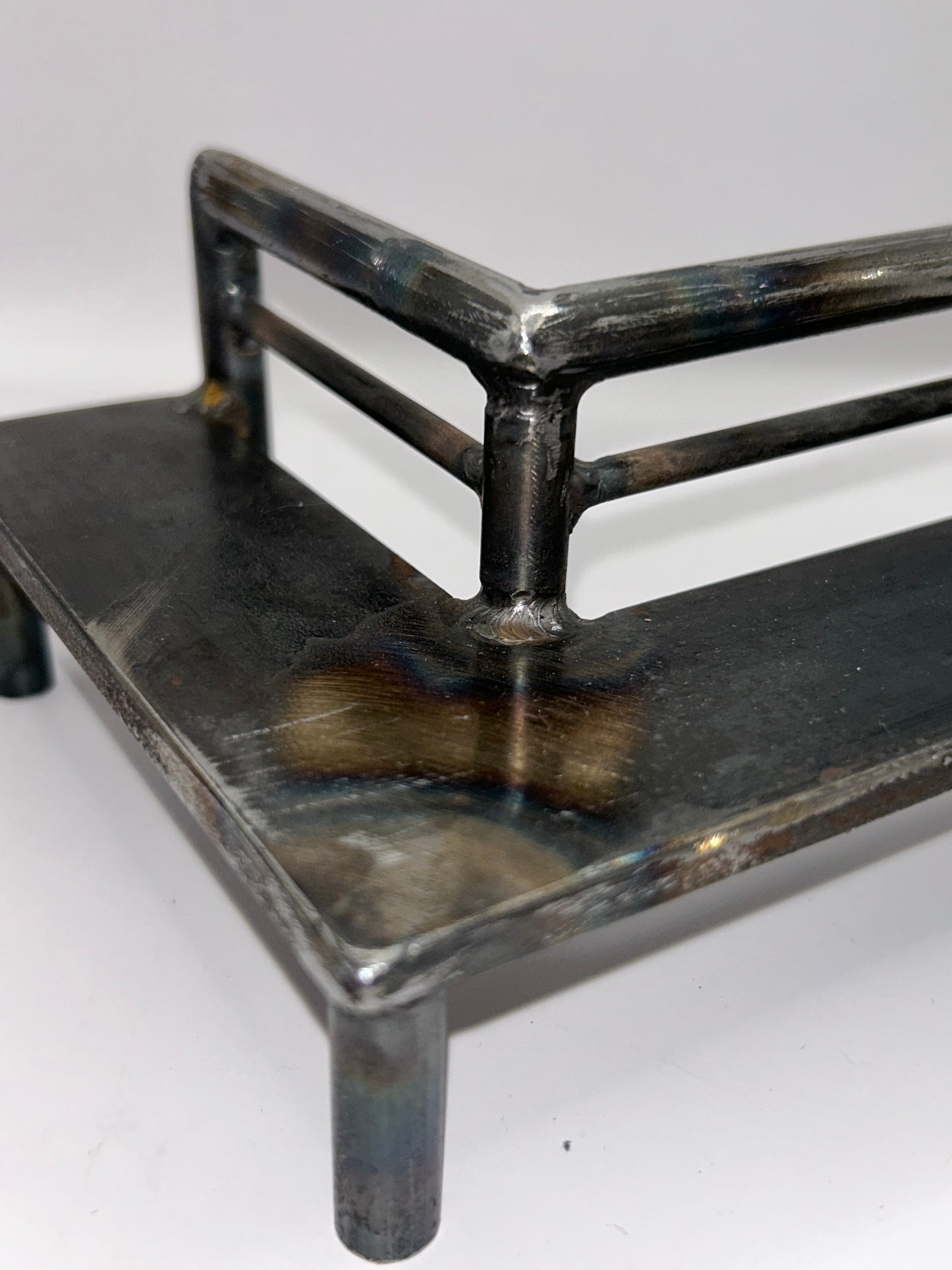L bench with back rest 1 of 1