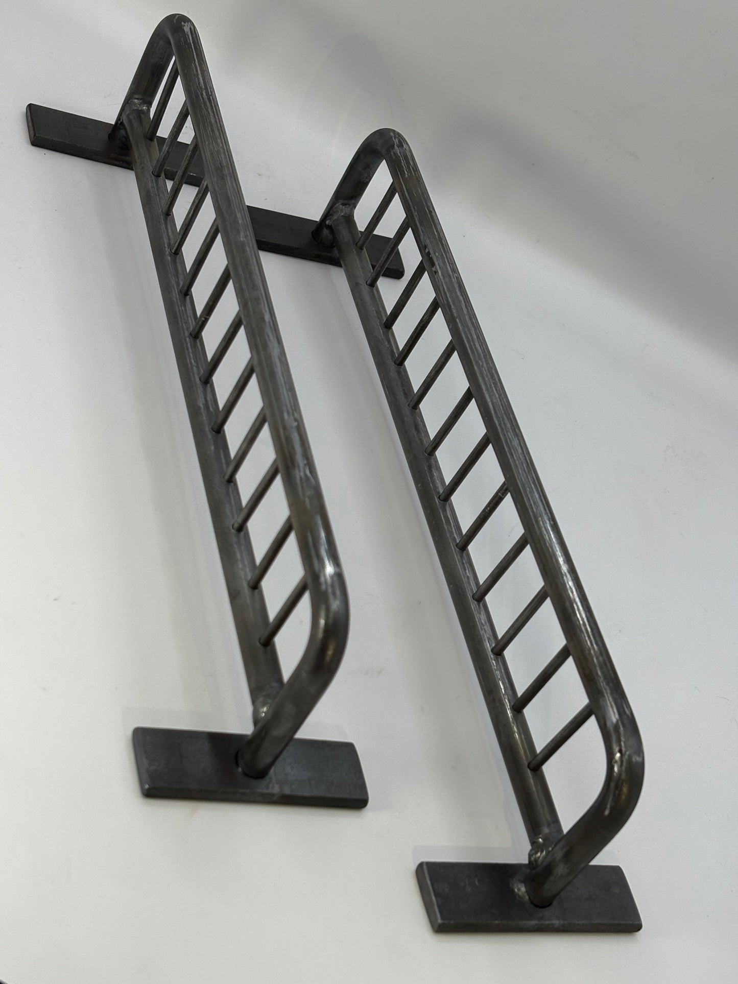 Bike rack rail