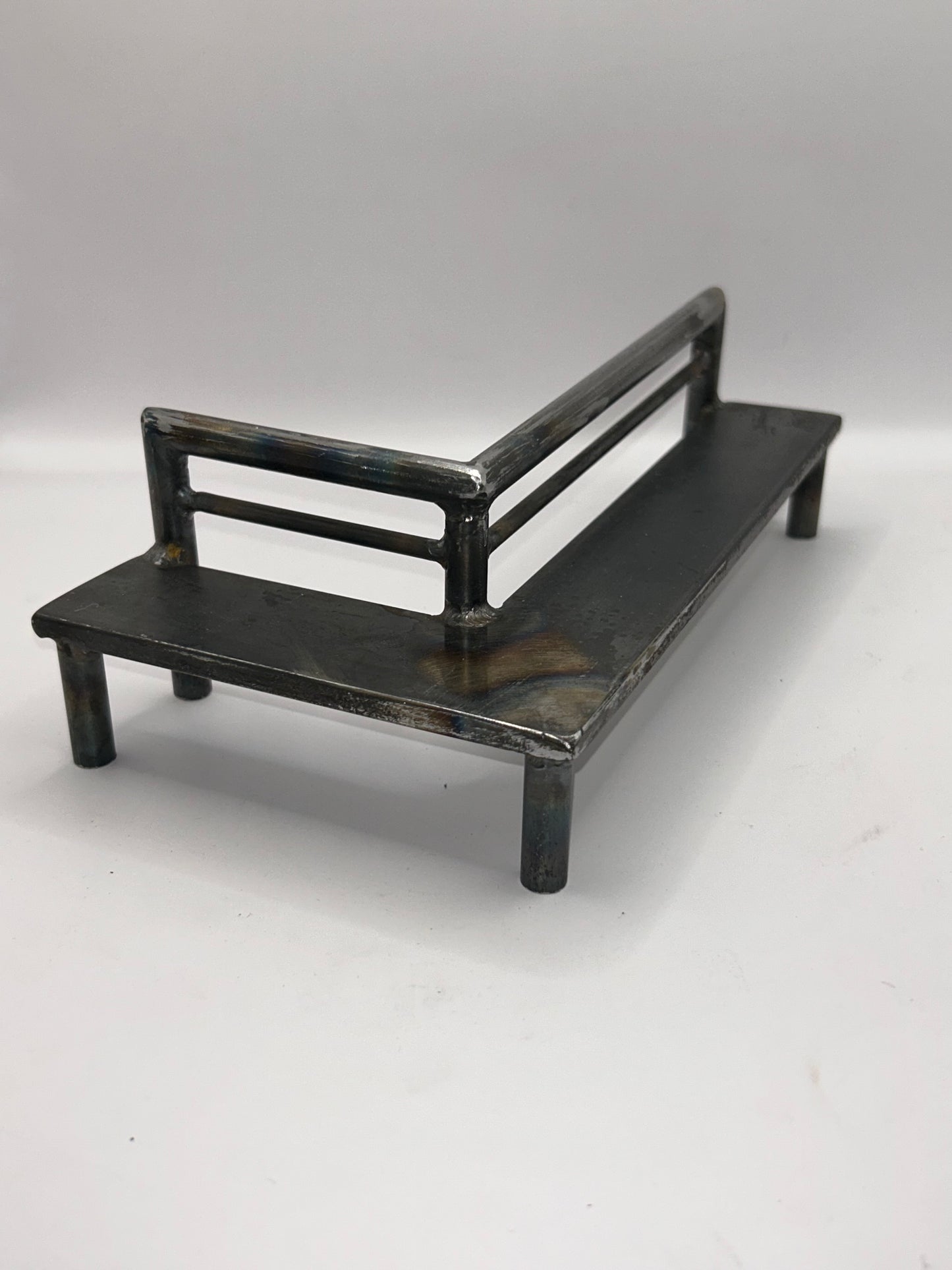 L bench with back rest 1 of 1