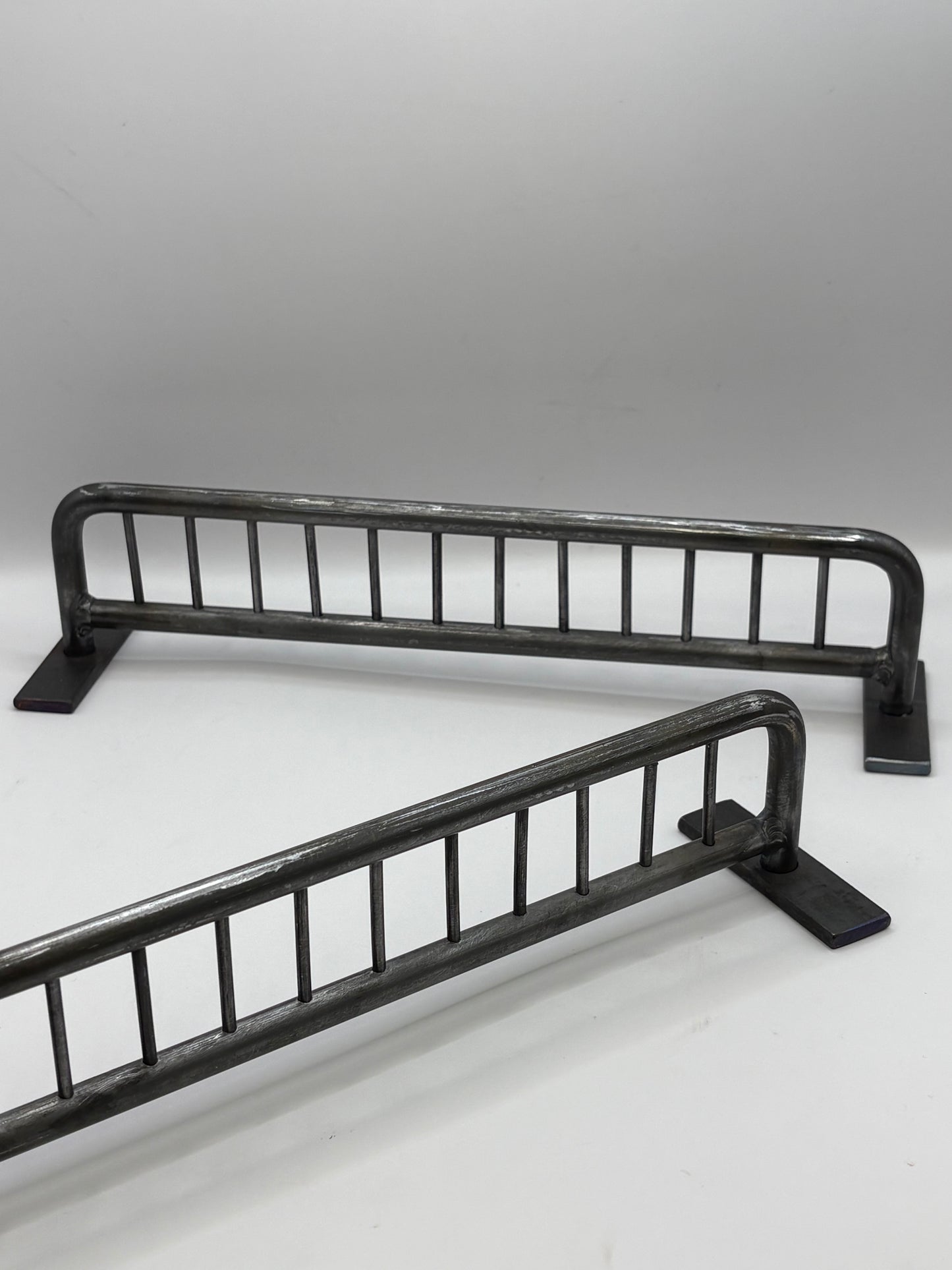 Bike rack rail