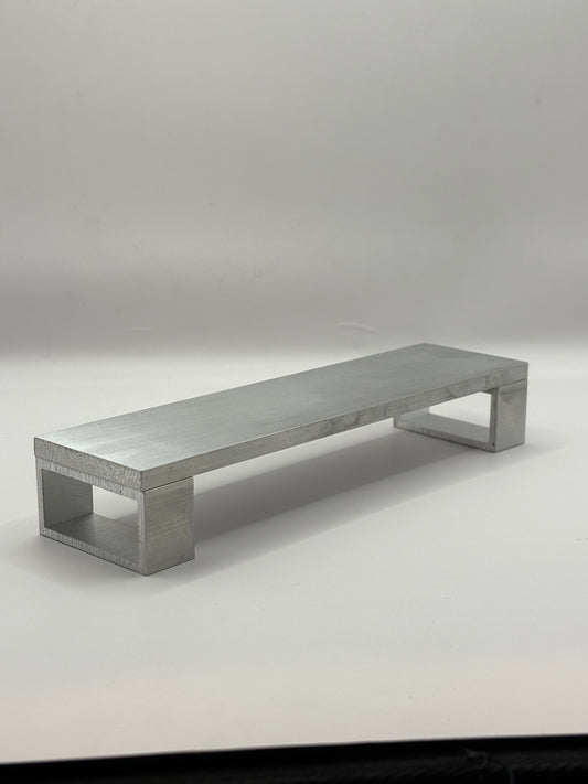 1/4 inch aluminum bench