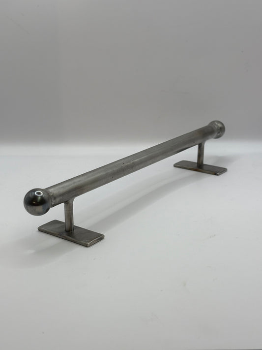 Stainless skate stopper rail
