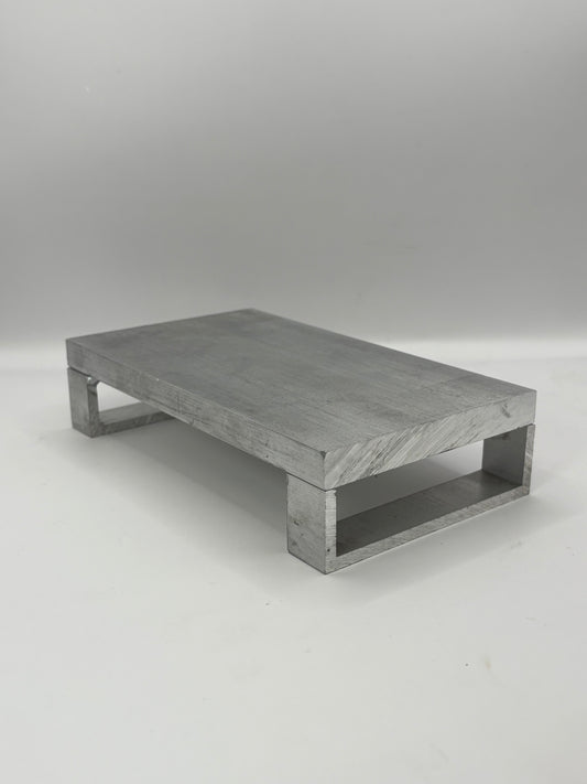 4” wide aluminum bench