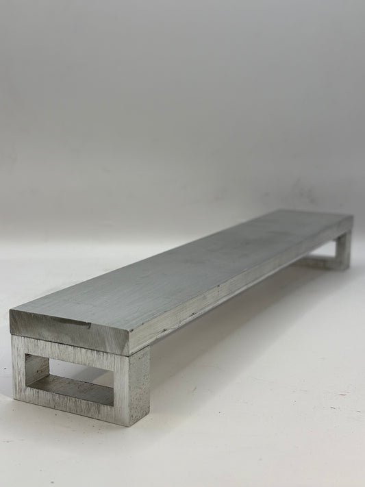 Thick ledge Aluminum bench